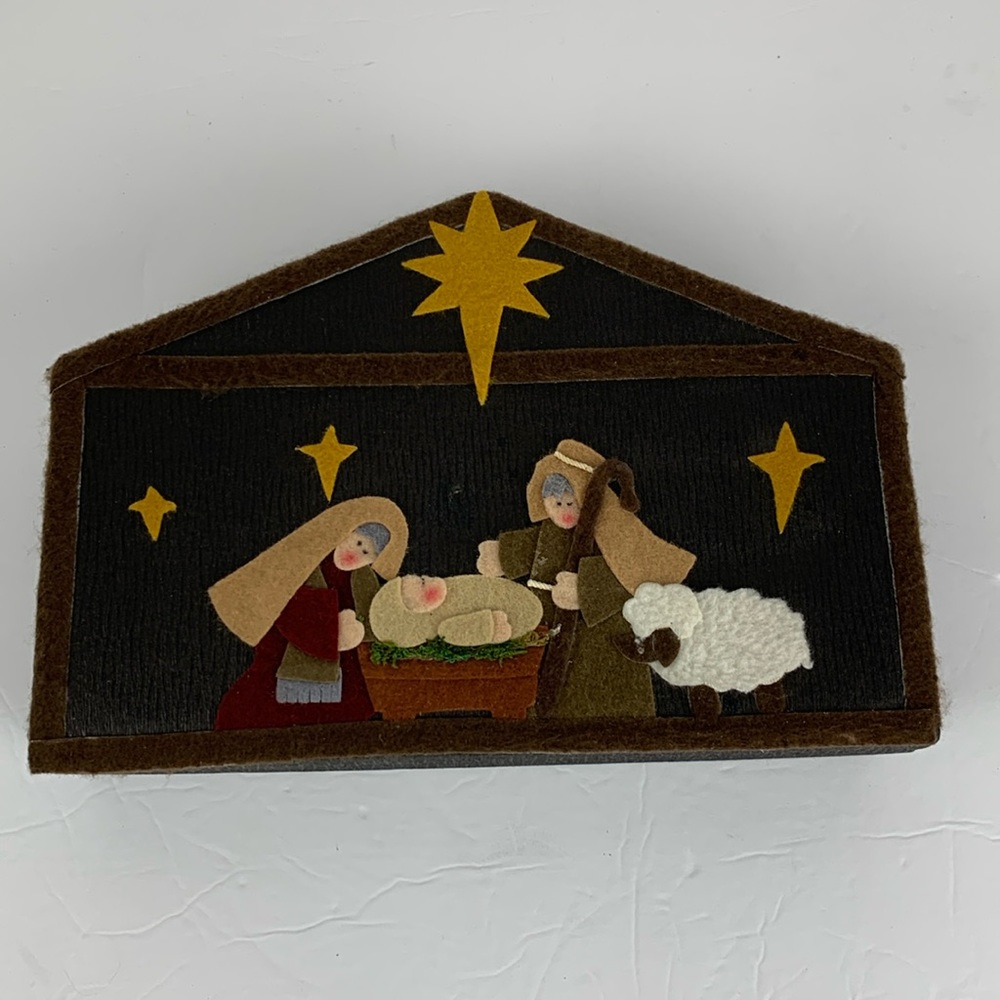 at home 11 pc resin nativity set